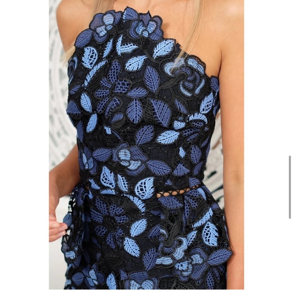 ELLIATT Times Dress in blue multi Navy - Picture 5 of 8